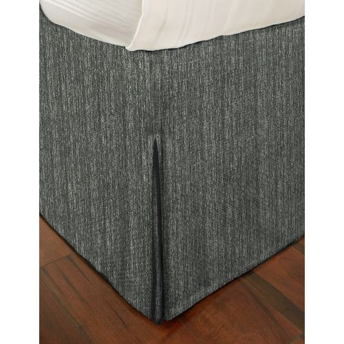 Rbed BedSkirt, Amira, King,, 76x80+15, Granite